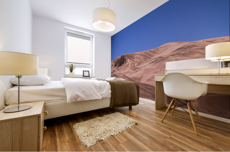 Rain on the Slopes Mural print