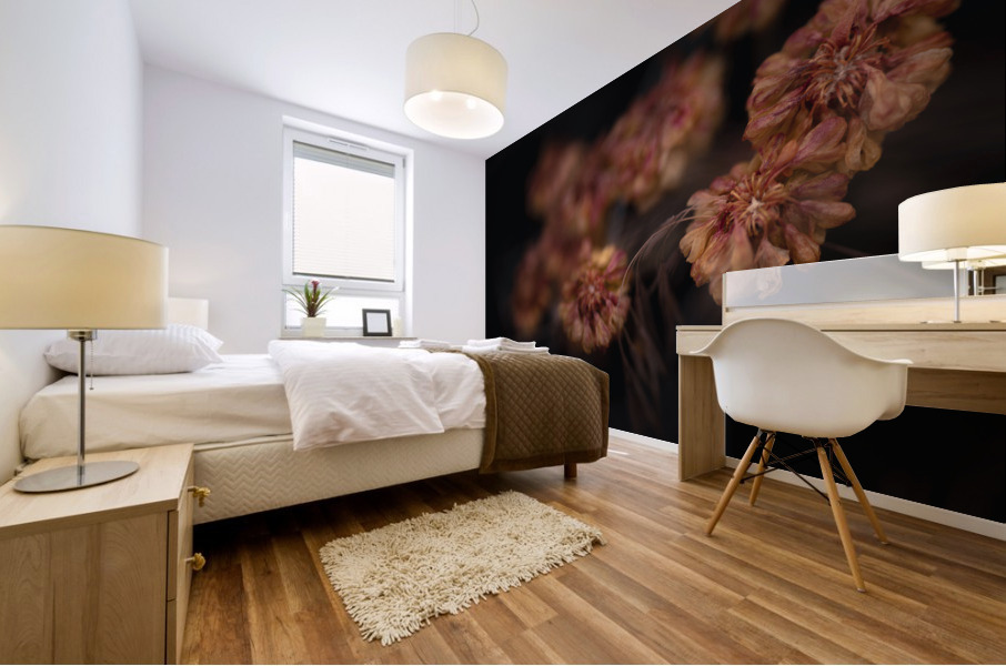 Small and Orange Mural print