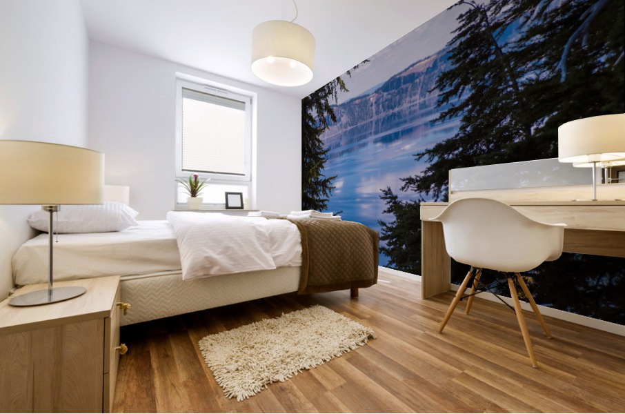 Between the Firs Mural print