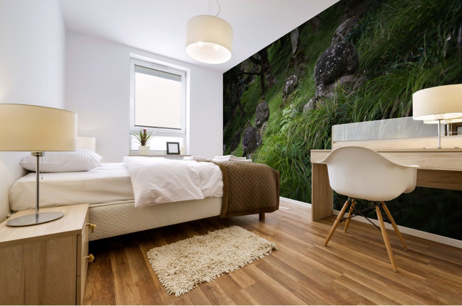 On the Hillside Mural print