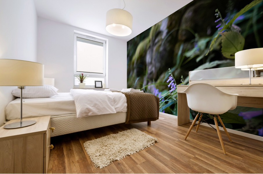 Peaceful Purple Mural print