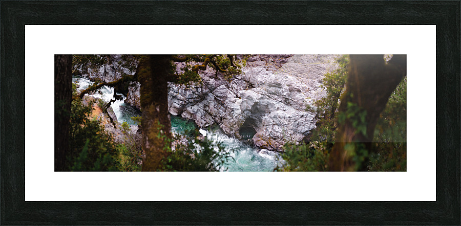 Middle Fork River View Picture Frame print