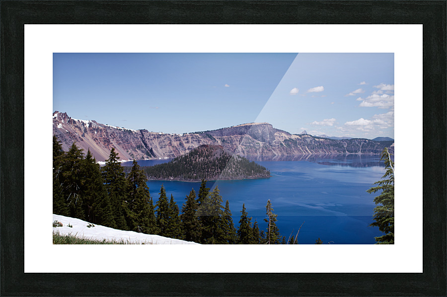 Wizard Island Picture Frame print