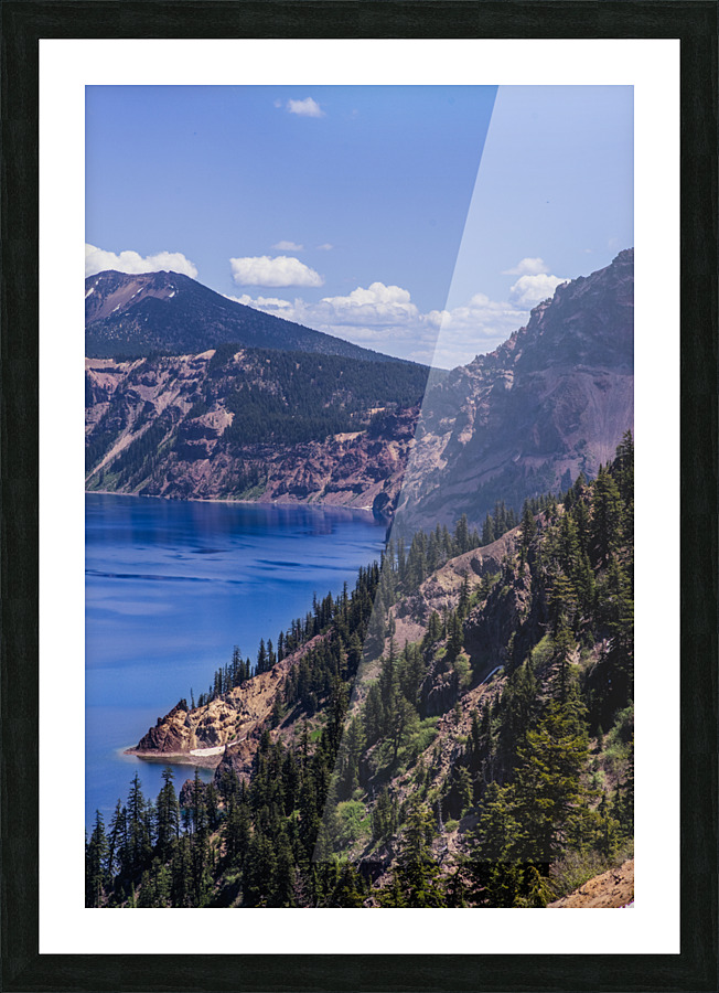 Craters Shore Picture Frame print