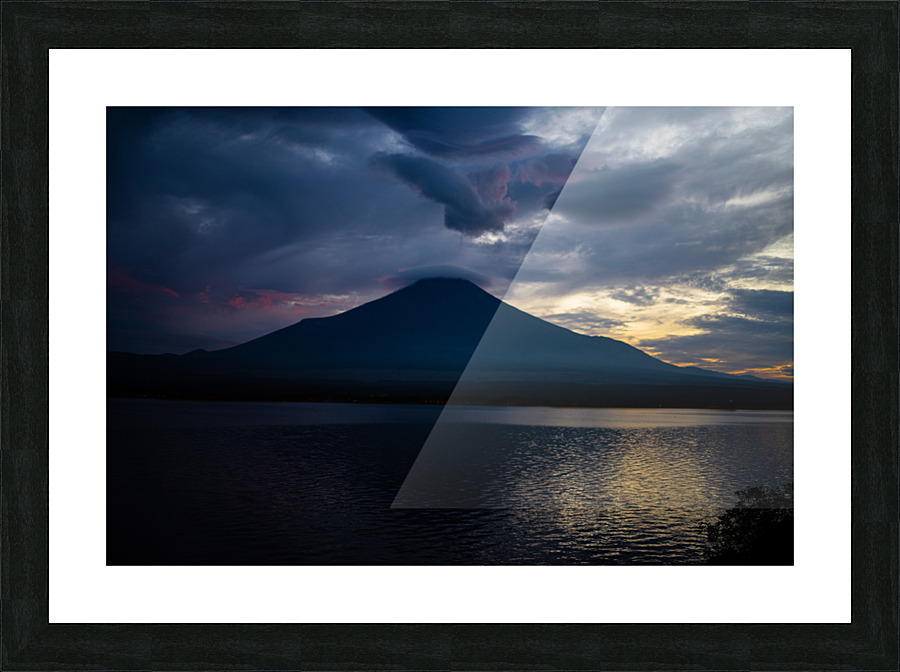 Fujis Hat Picture Frame print