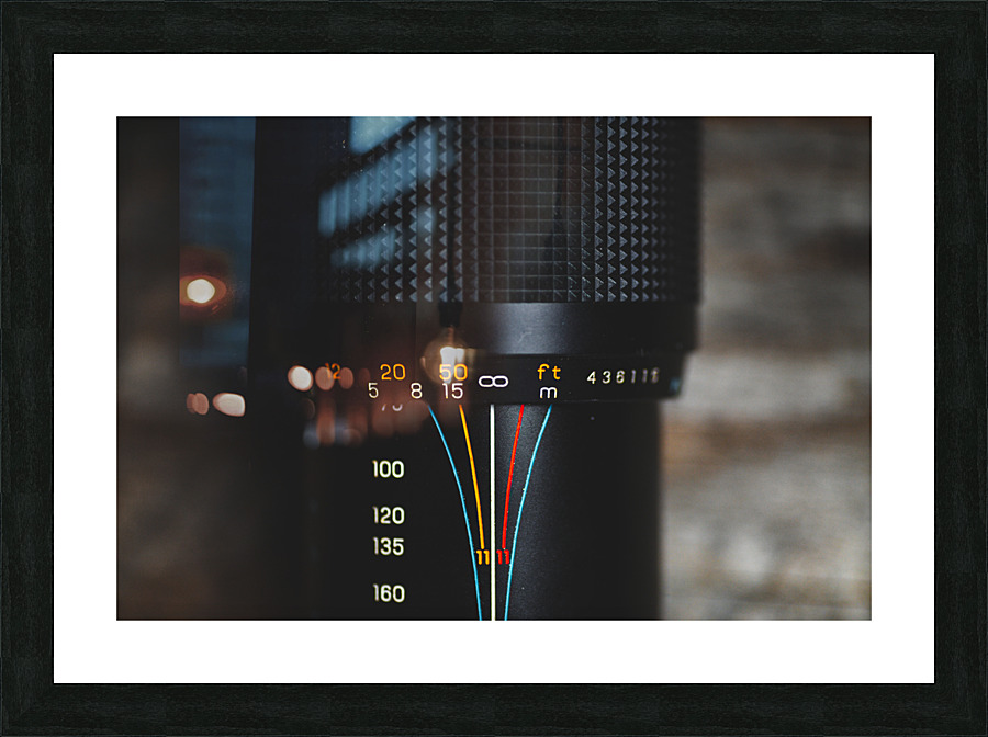 Line up the Shot Picture Frame print