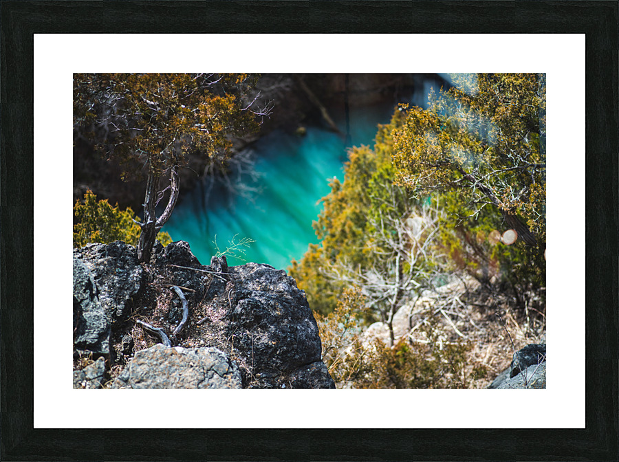 Trout Glen Pool Picture Frame print