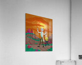 rick and morty Acrylic Print