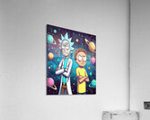 rick and morty Acrylic Print