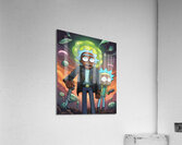rick and morty Acrylic Print