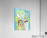 rick and morty Acrylic Print