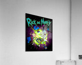 rick and morty Acrylic Print