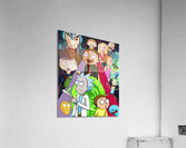 rick and morty Acrylic Print