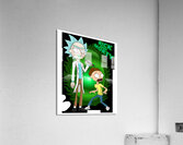 rick and morty Acrylic Print