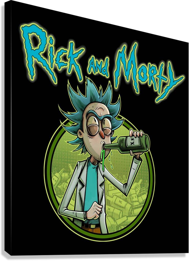 rick and morty Canvas Print