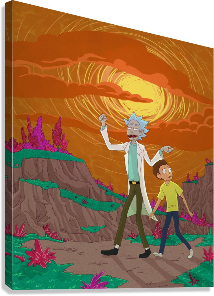 rick and morty Canvas Print