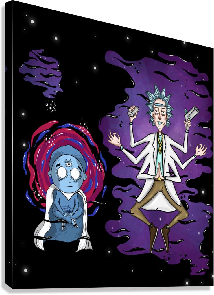 rick and morty Canvas Print