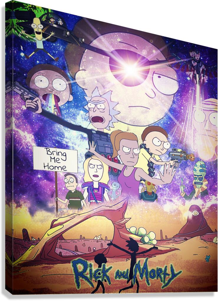 rick and morty Canvas Print