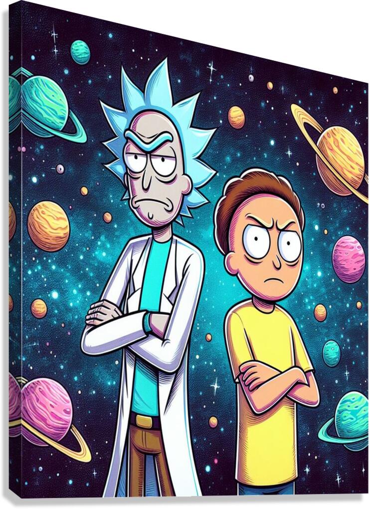 rick and morty Canvas Print