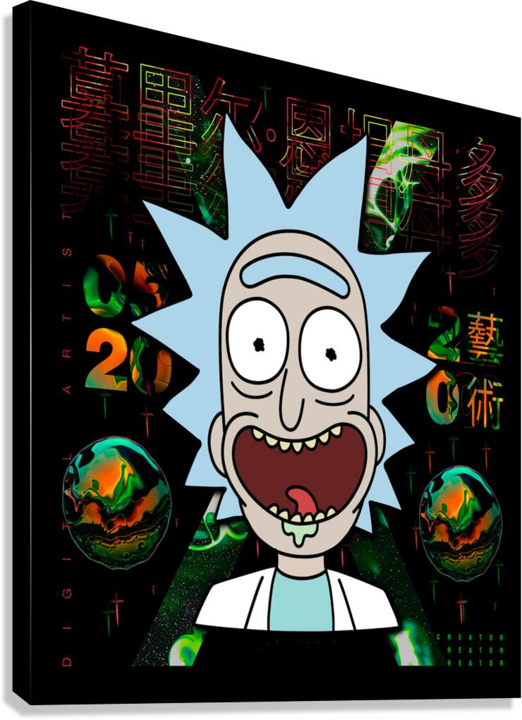 rick and morty Canvas Print