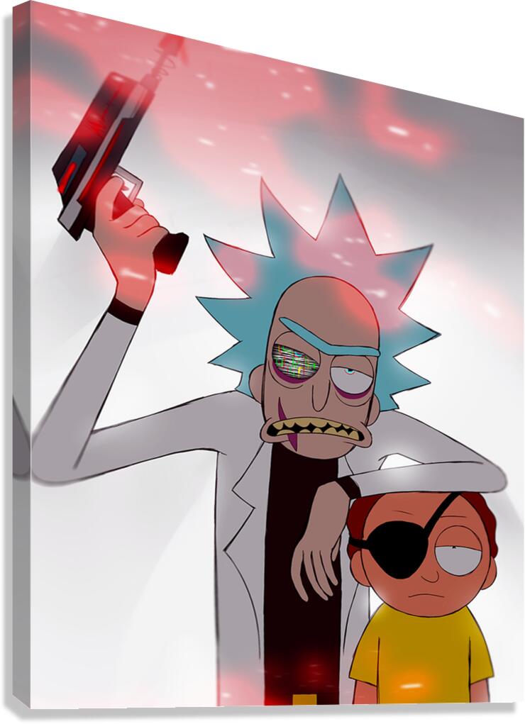rick and morty Canvas Print