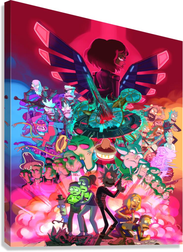 rick and morty Canvas Print