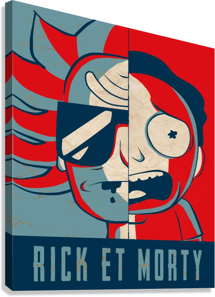 rick and morty Canvas Print