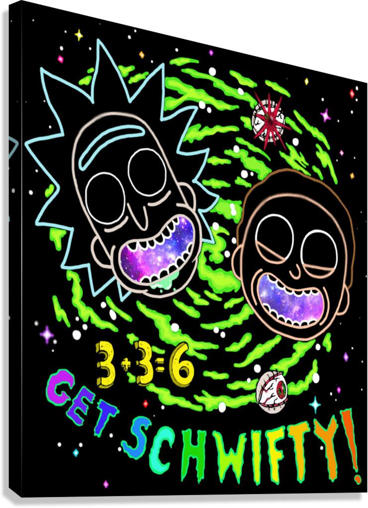 rick and morty Canvas Print