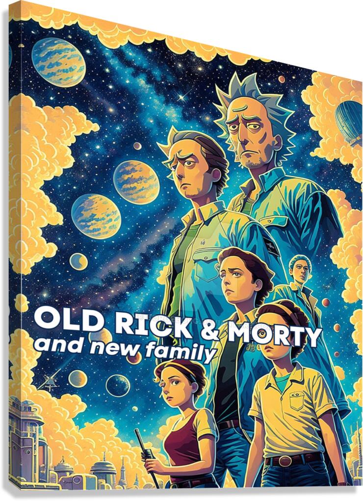rick and morty Canvas Print