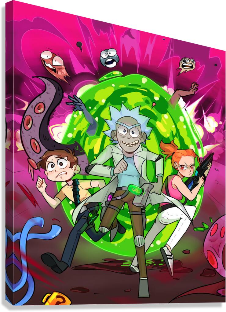 rick and morty Canvas Print