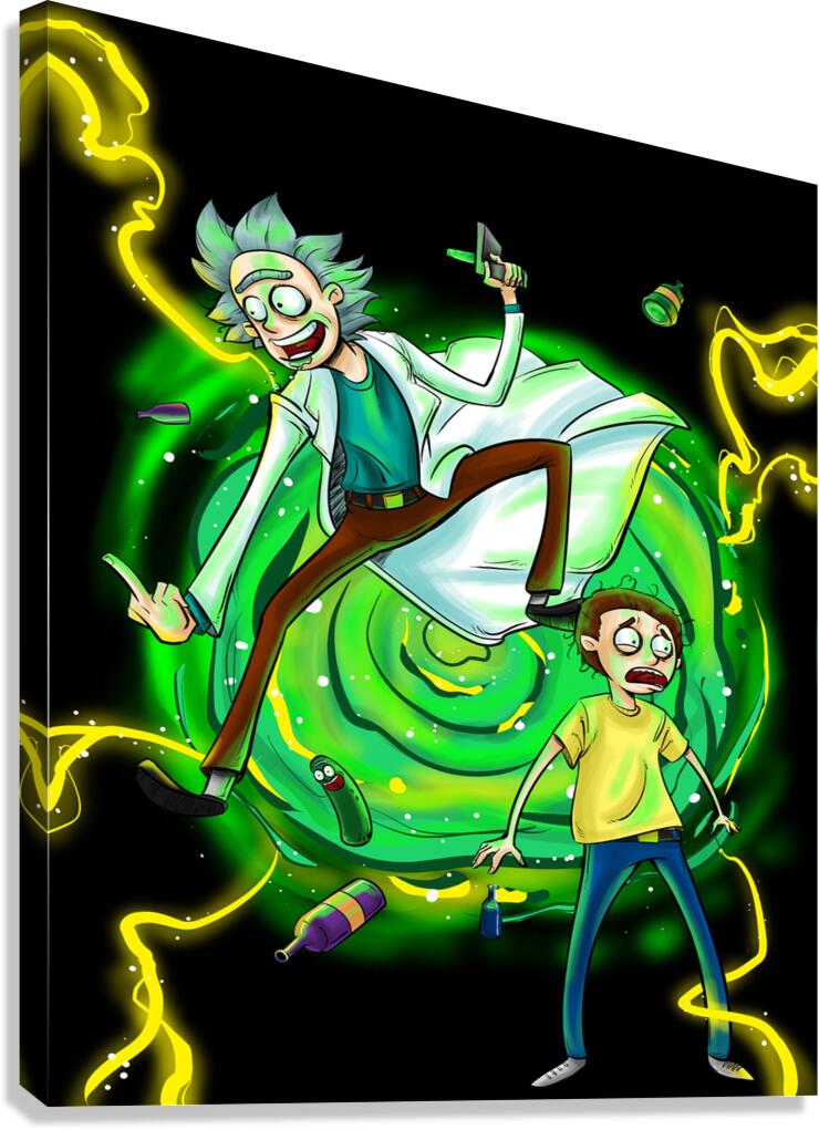 rick and morty Canvas Print