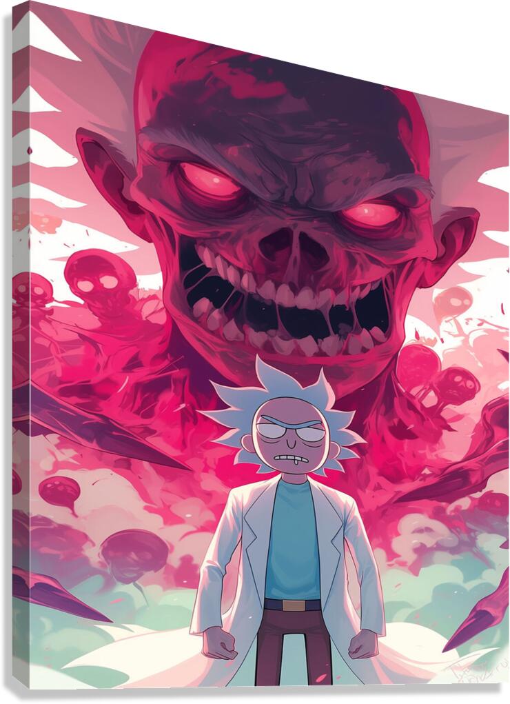 rick and morty Canvas Print