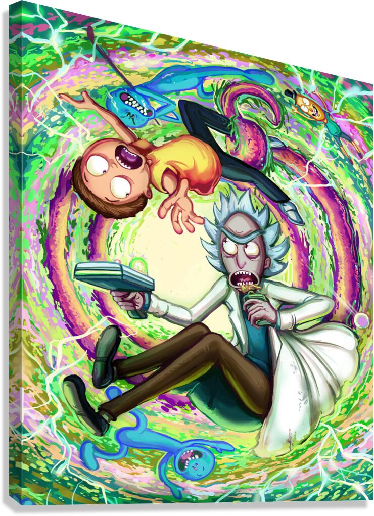 rick and morty Canvas Print