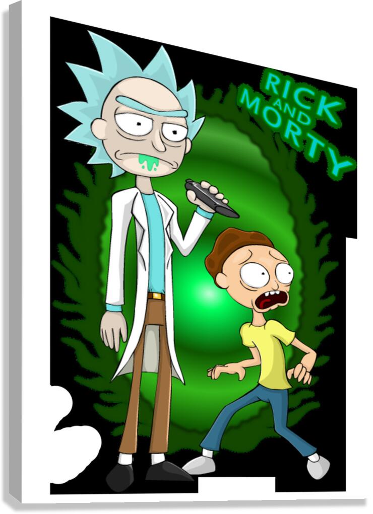 rick and morty Canvas Print