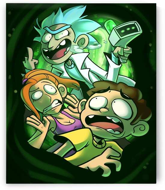 rick and morty by ErikSKlein