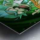 rick and morty Metal print