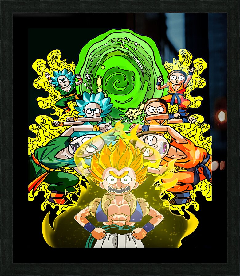 rick and morty Picture Frame print