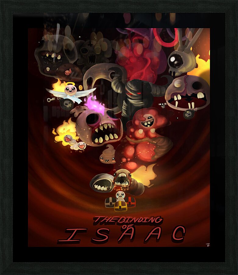 the binding of isaac Picture Frame print