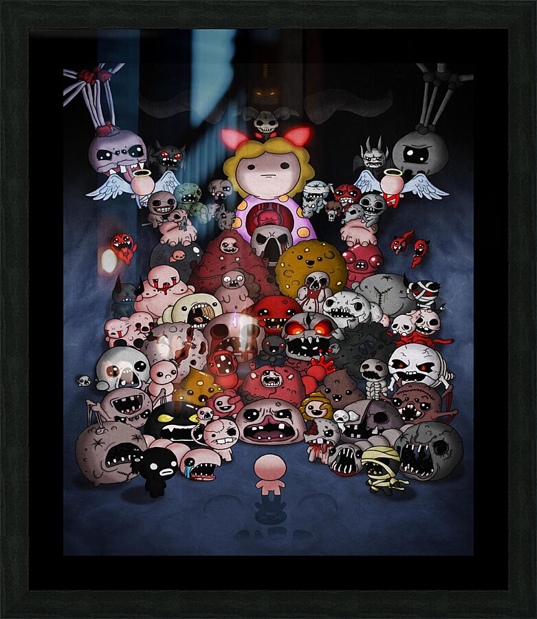 the binding of isaac Picture Frame print