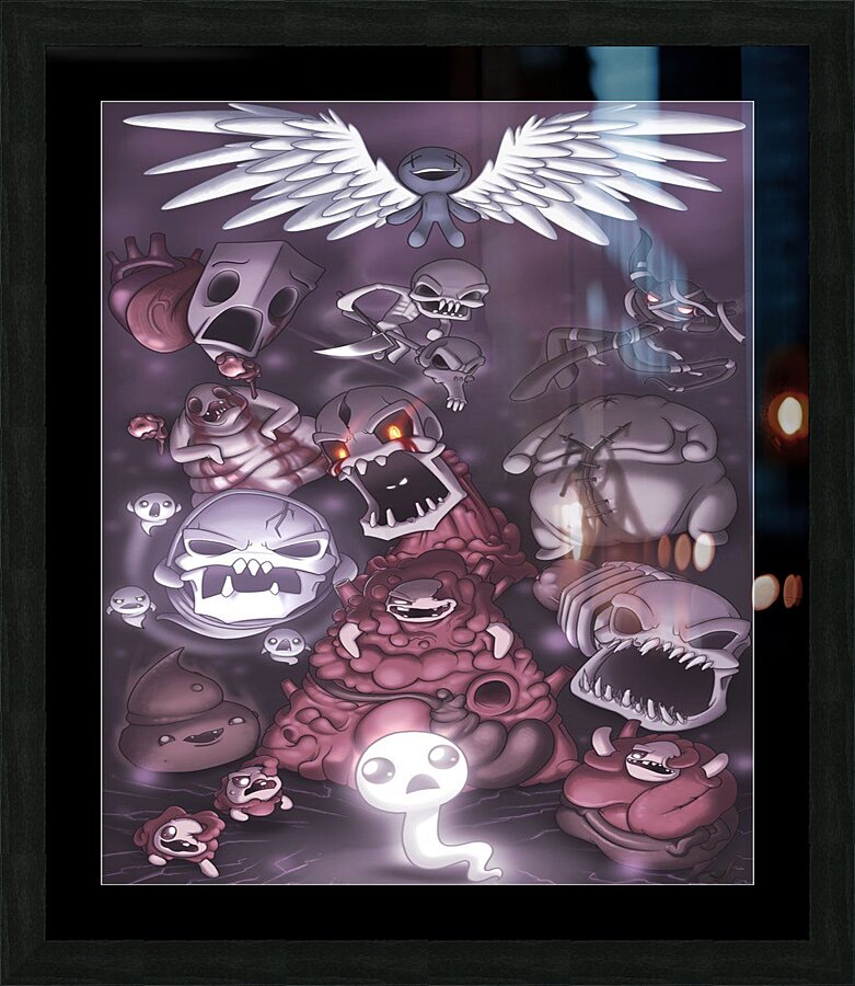 the binding of isaac Picture Frame print