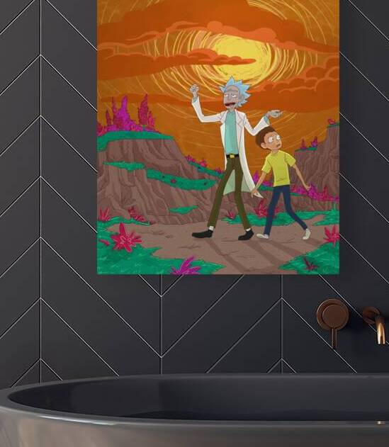 rick and morty by ErikSKlein