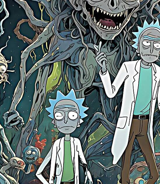 rick and morty by ErikSKlein