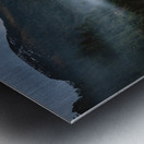 Glass water Metal print