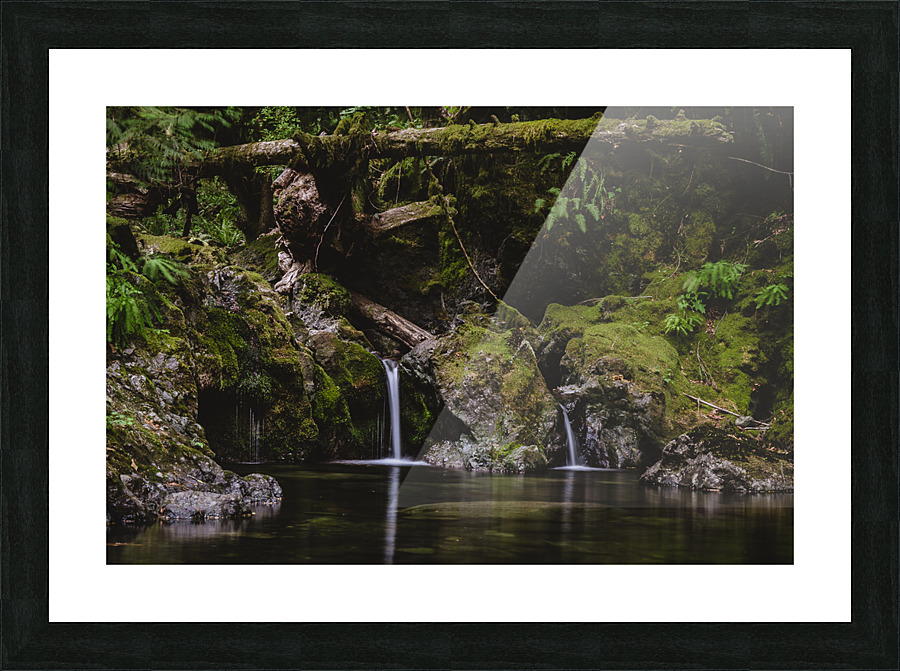 Go with the flow Picture Frame print