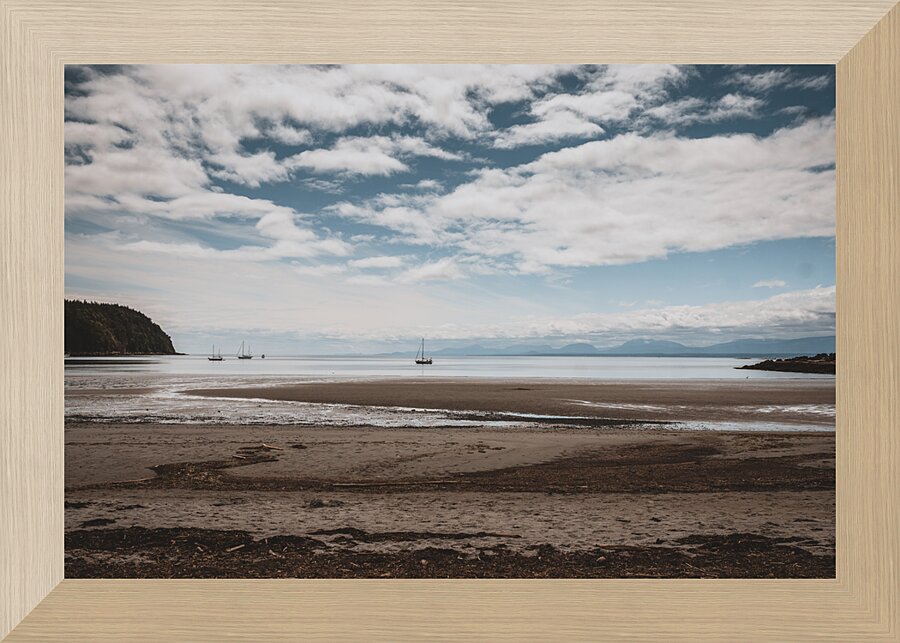 Low Tide Picture Frame print