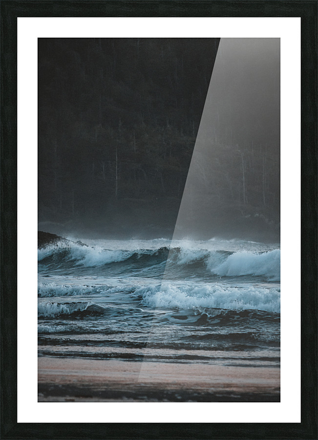 Tofino Waves Picture Frame print