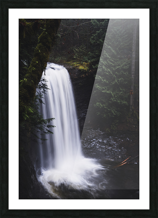 Ammonite Falls Picture Frame print