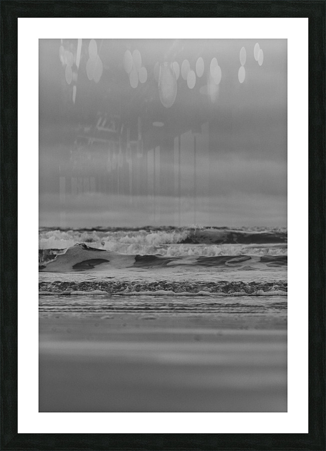 Tofino Waves B&W 2 Picture Frame print