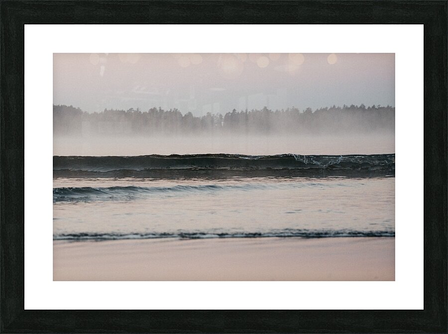 Glass Waves Picture Frame print