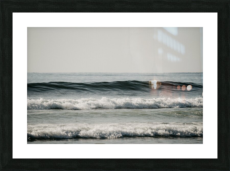 Long Beach Waves Picture Frame print